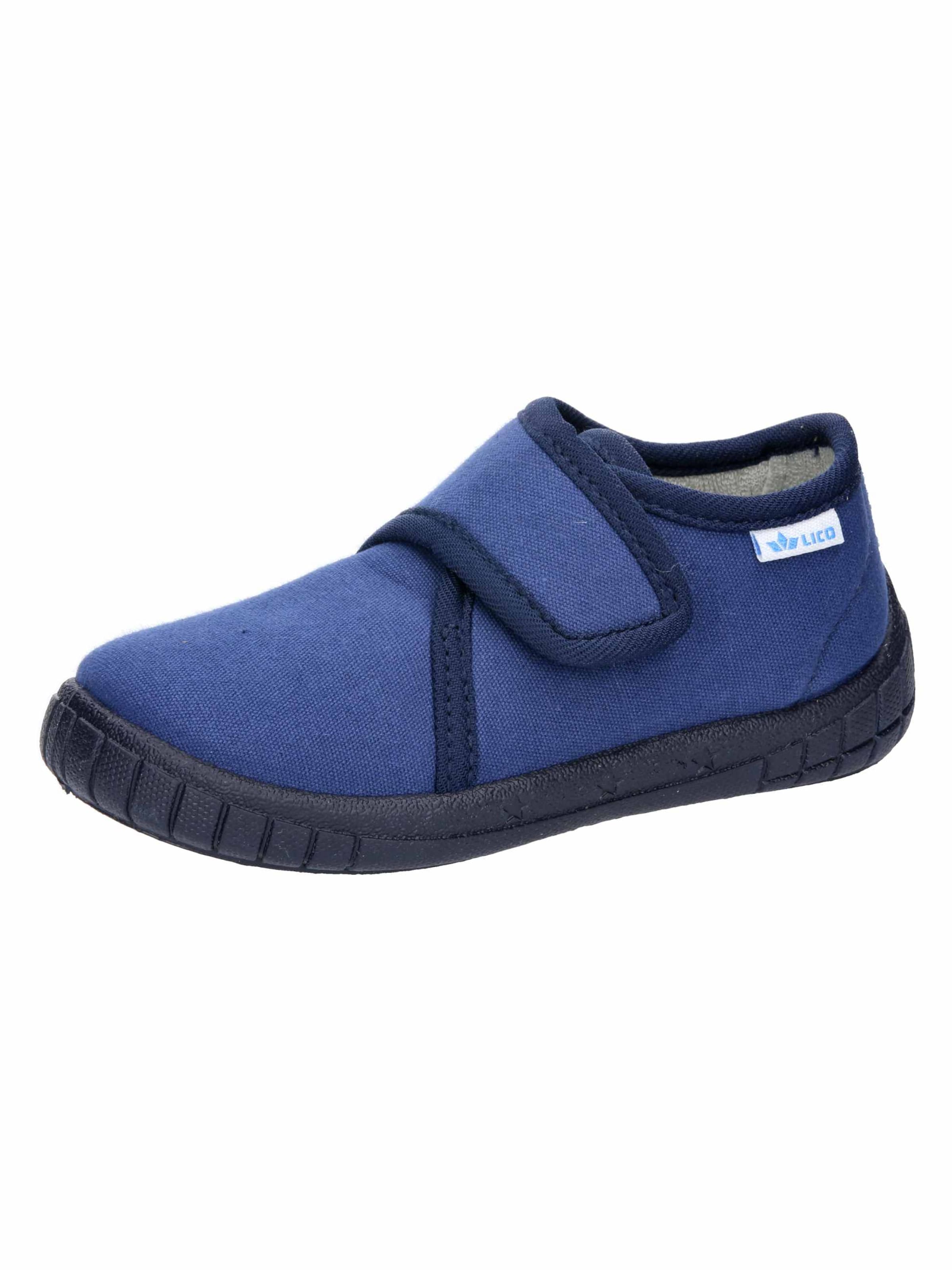 LICO Hausschuh 'Cookie Boy' in Blau: Vorderseite