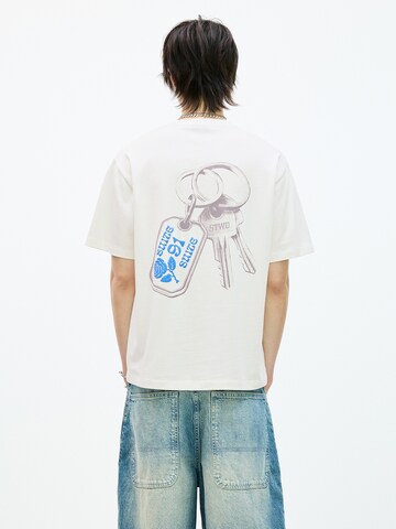 T-Shirt Pull&Bear en blanc