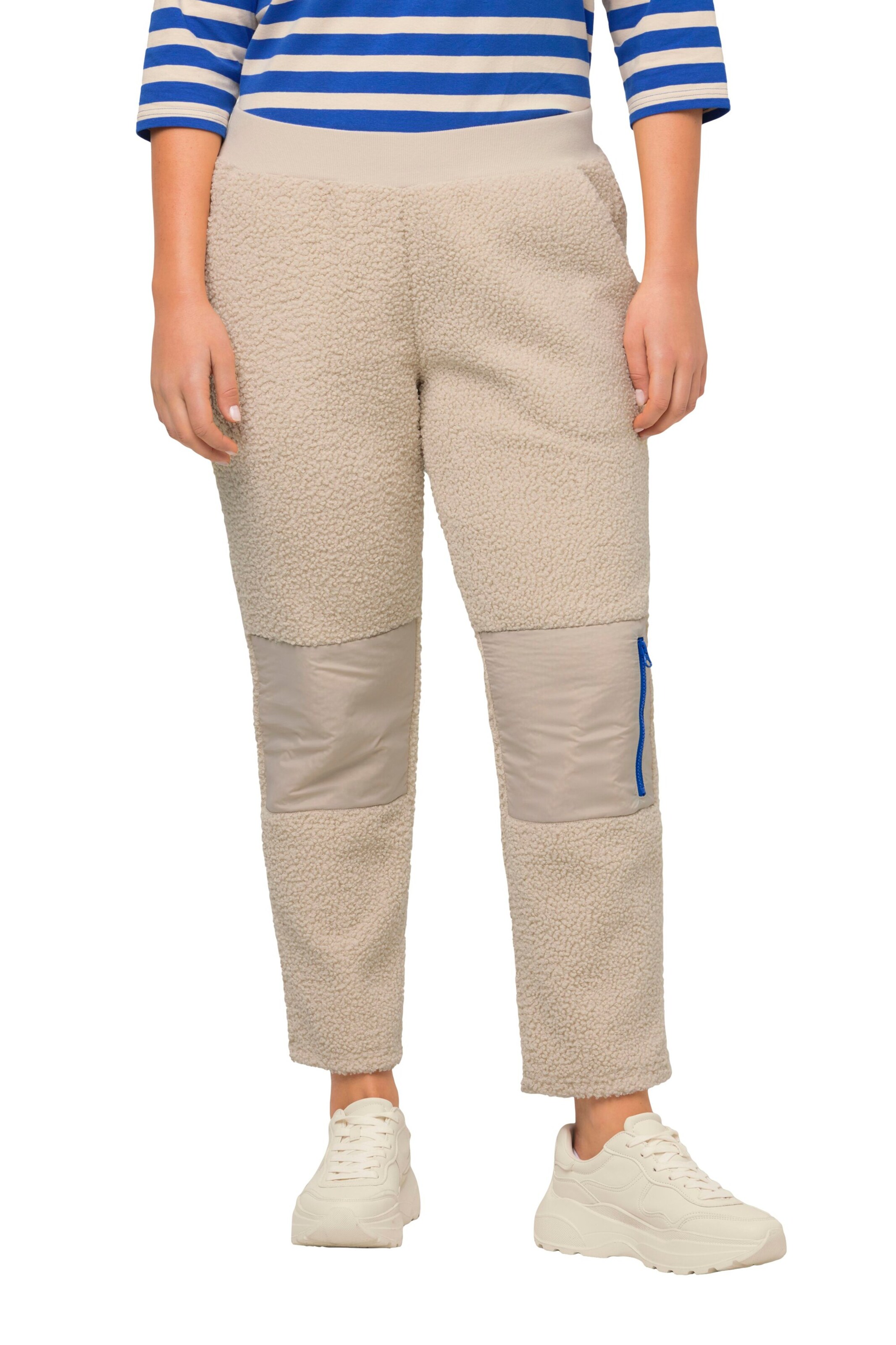 Regular Pantalon Ulla Popken en beige : devant