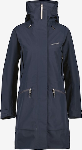 Didriksons Between-Seasons Parka 'Ilma' in Blue: front