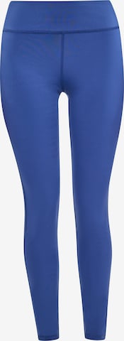 myMo ATHLSR Skinny Workout Pants in Blue: front