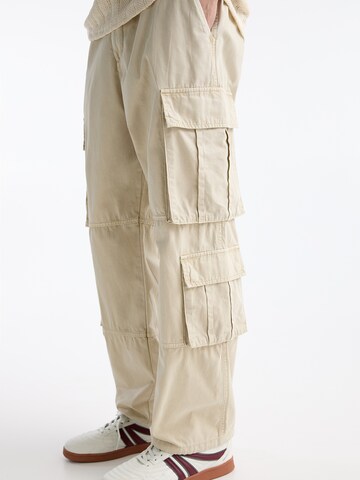Loosefit Pantaloni cargo di Pull&Bear in beige