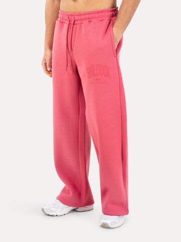 Loosefit Pantalon Smilodox en rose