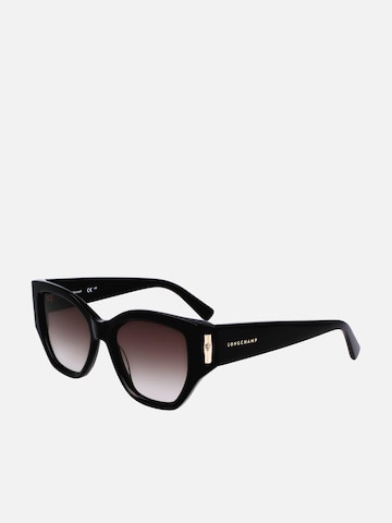 Longchamp Sunglasses in Black: front