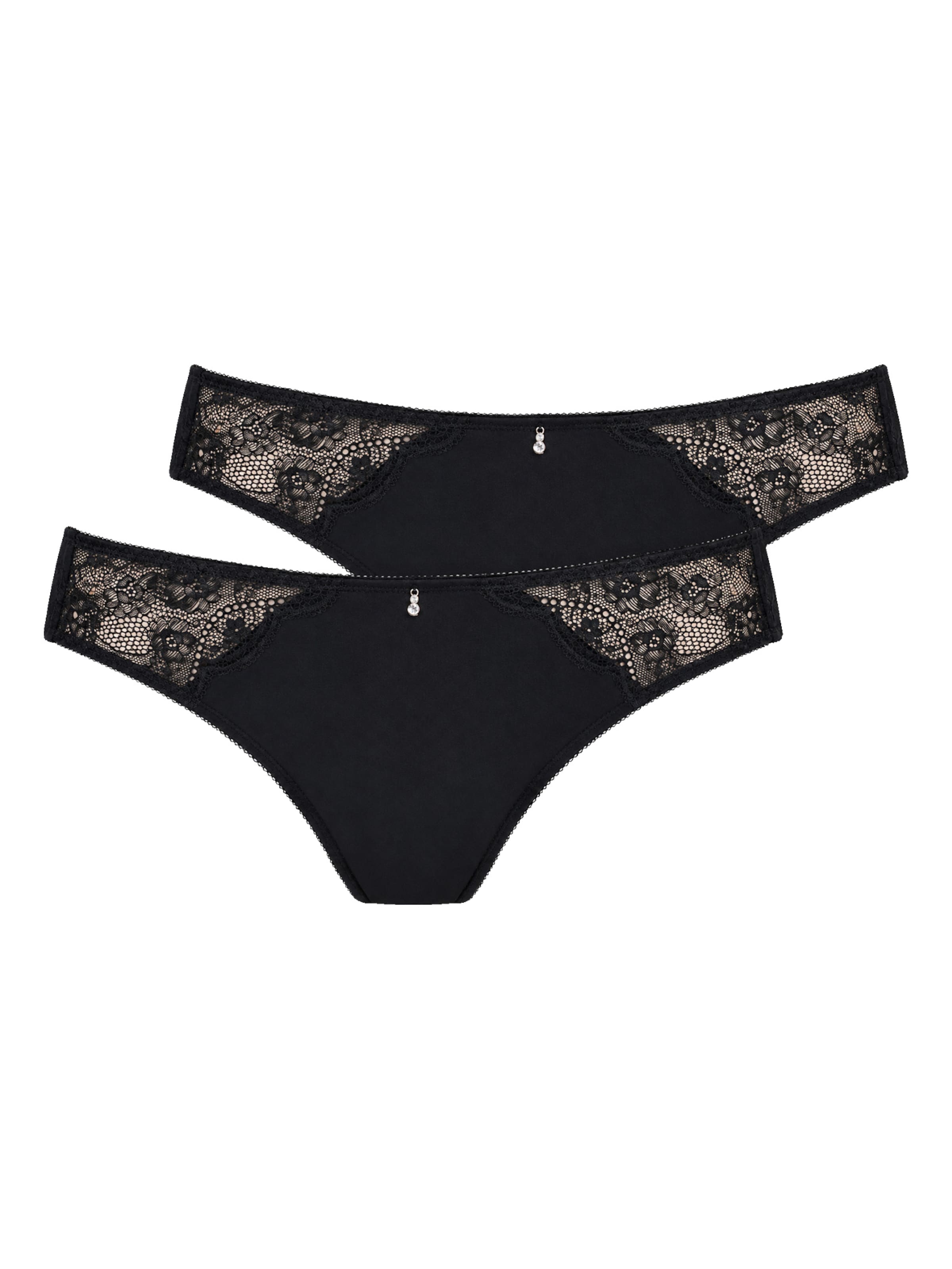 VIANIA Panty 'AVA' in Black: front