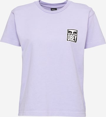 Obey Shirt 'EYES' in Lila: voorkant