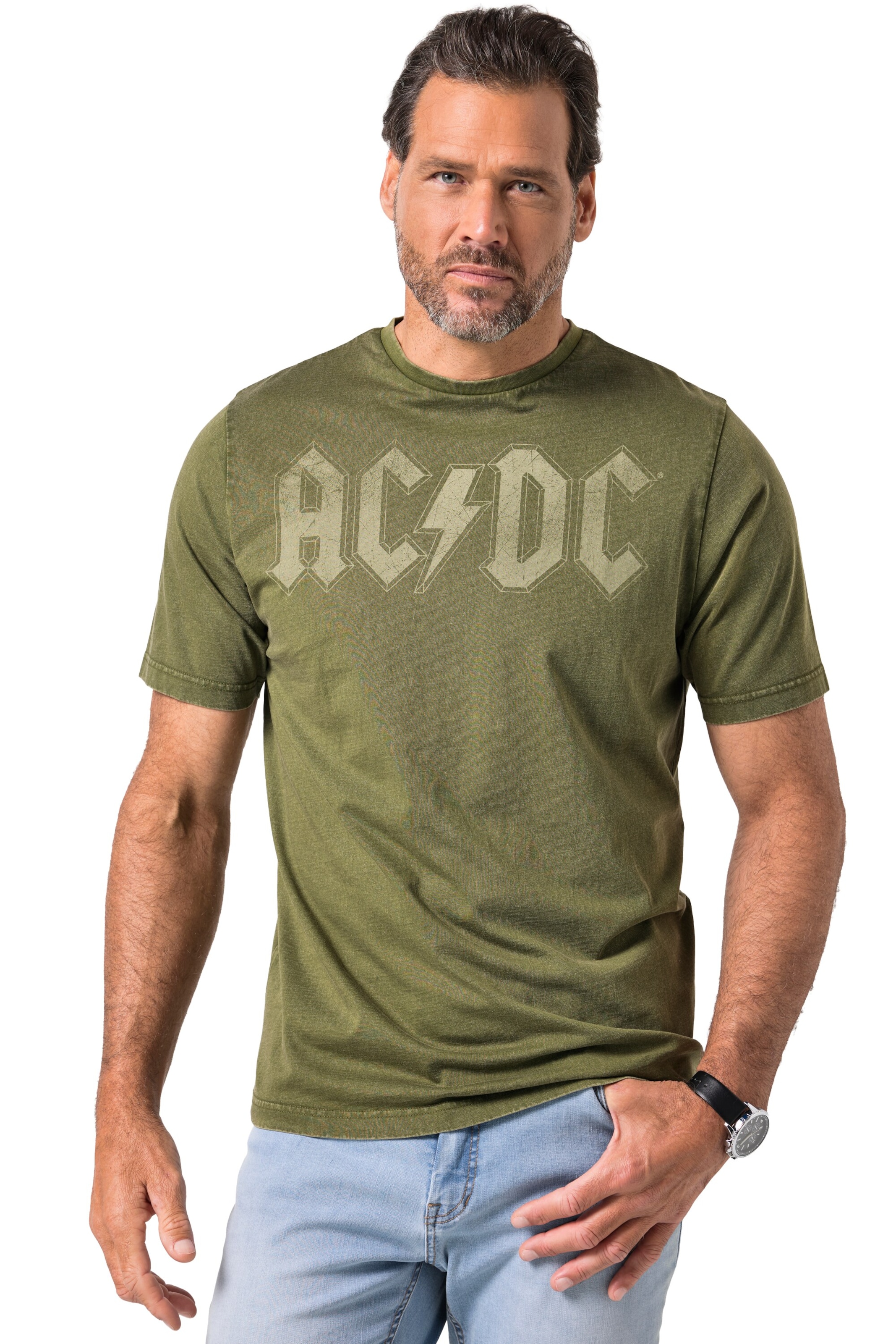 JP1880 Shirt in Groen: voorkant