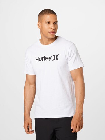 Hurley Functioneel shirt in Wit: voorkant