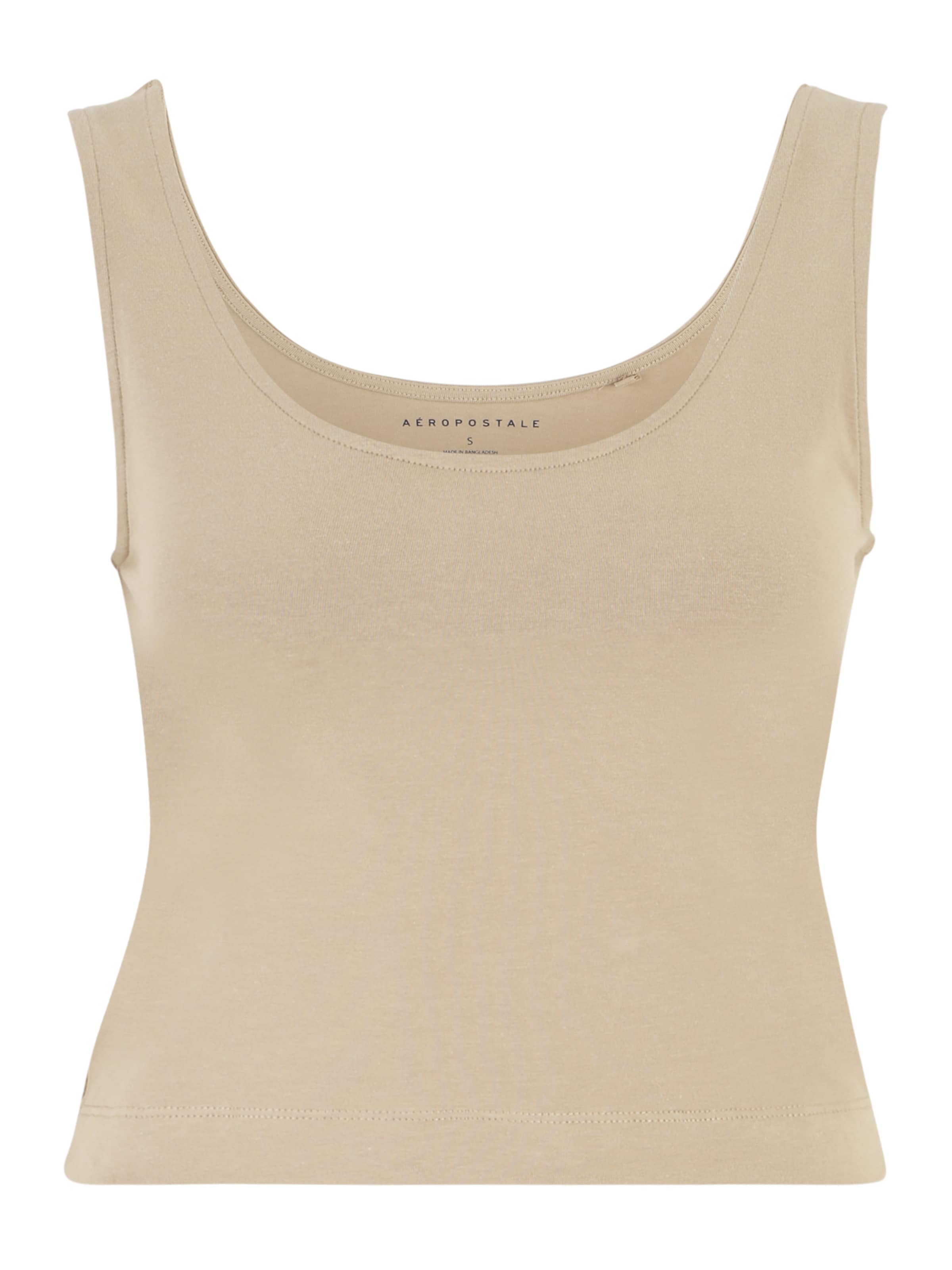 AÉROPOSTALE Topp i beige: framsida