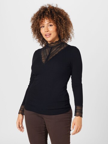 ONLY Curve Shirt 'Tilde' in Schwarz: Vorderseite