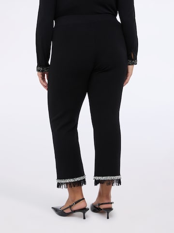 Fiorella Rubino Flared Broek in Zwart