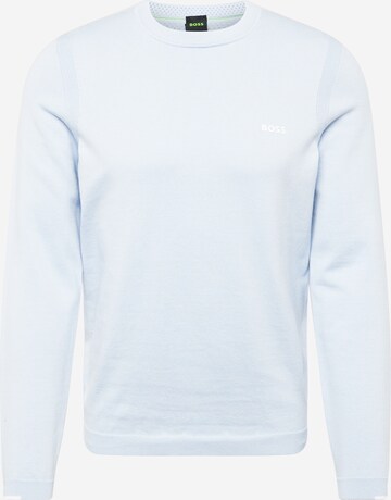 BOSS Sweater 'Ever-X' in Blue: front