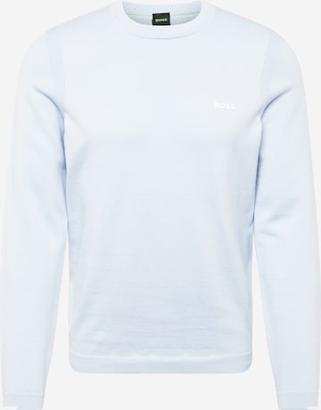 BOSS Green Sweater 'Ever-X' in Blue: front