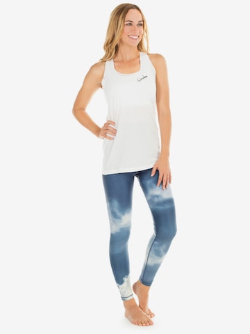 Winshape Slimfit Sportovní kalhoty 'HWL102' – modrá