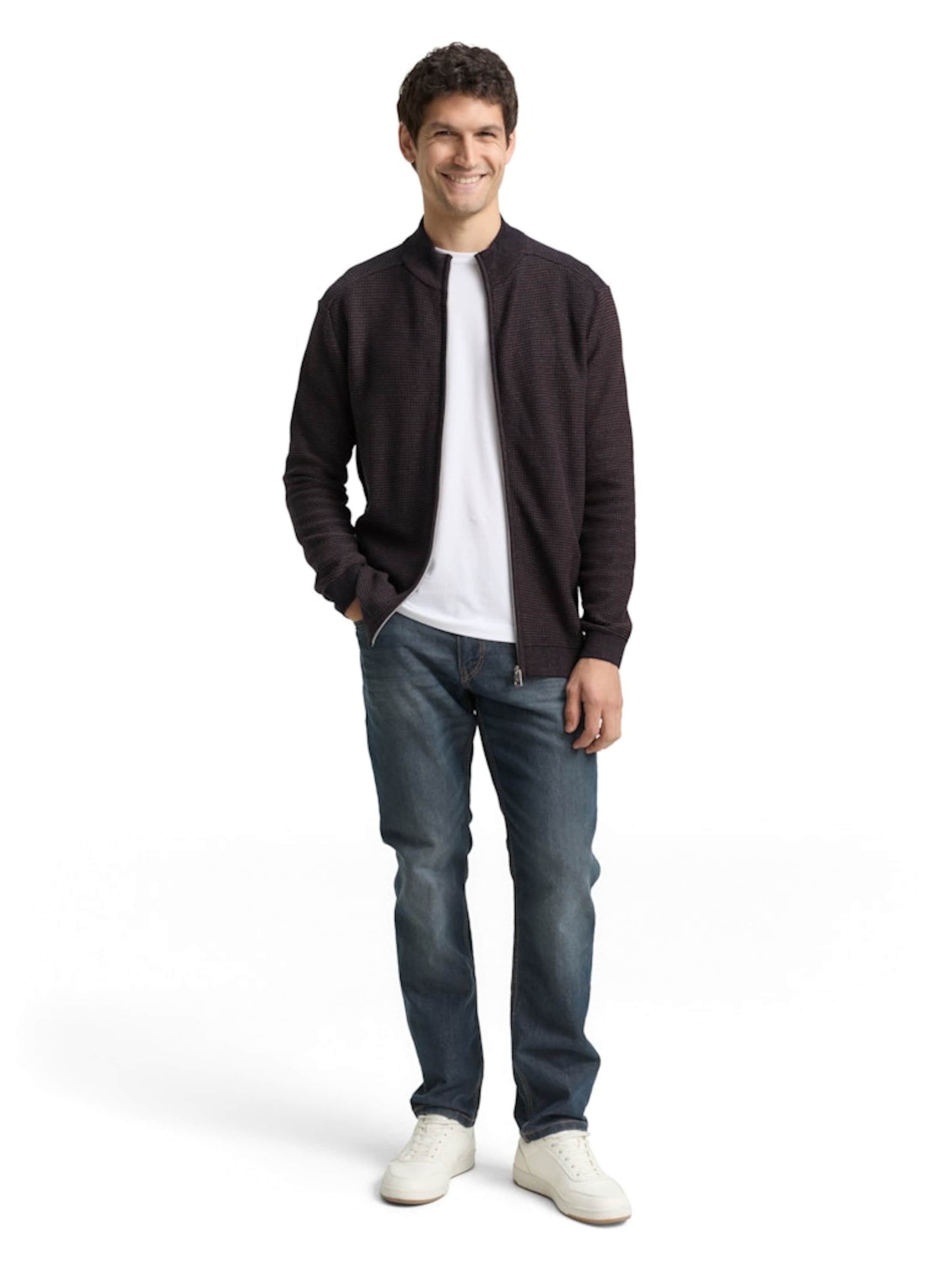 TOM TAILOR Вязаная кофта в Синий