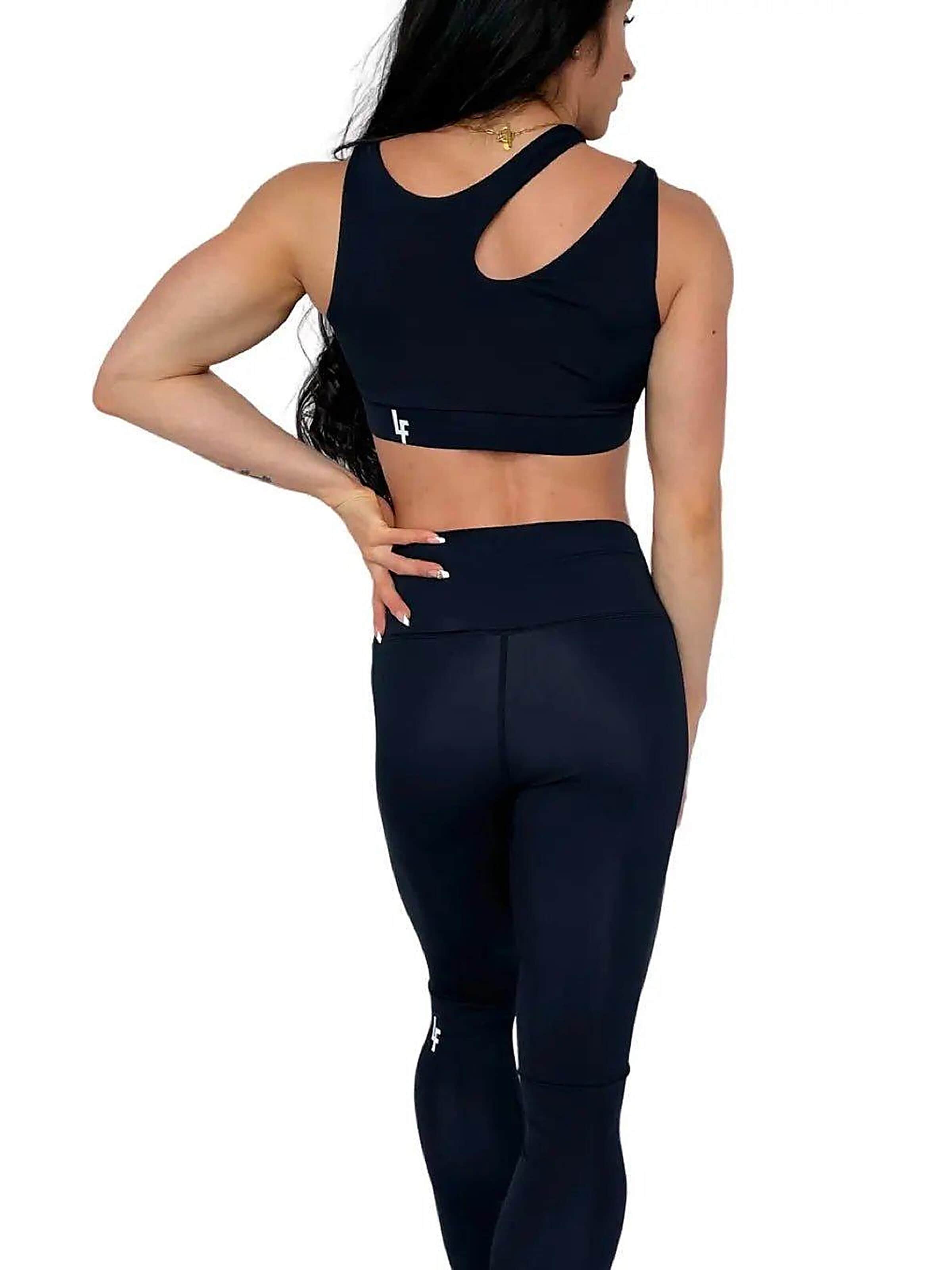 LUXFEEL - Skinny Leggings 'Leggings mit hoher Taille Myself' en negro