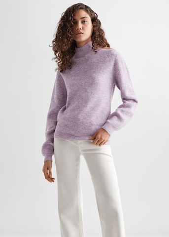 Pull-over 'Cutwarm' MANGO TEEN en violet : devant