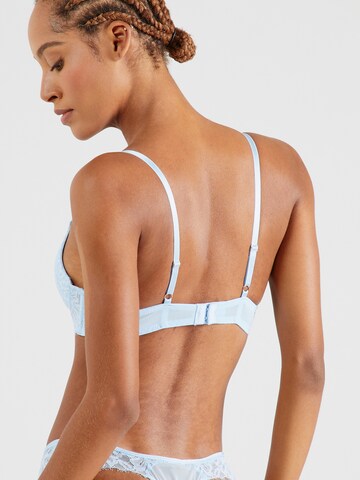 Hunkemöller Push-up Podprsenka 'Isabella' - Modrá