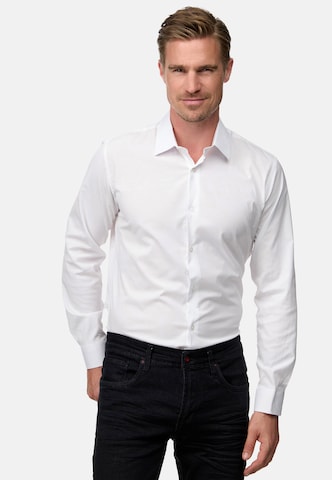 Rusty Neal Regular fit Button Up Shirt in White: front