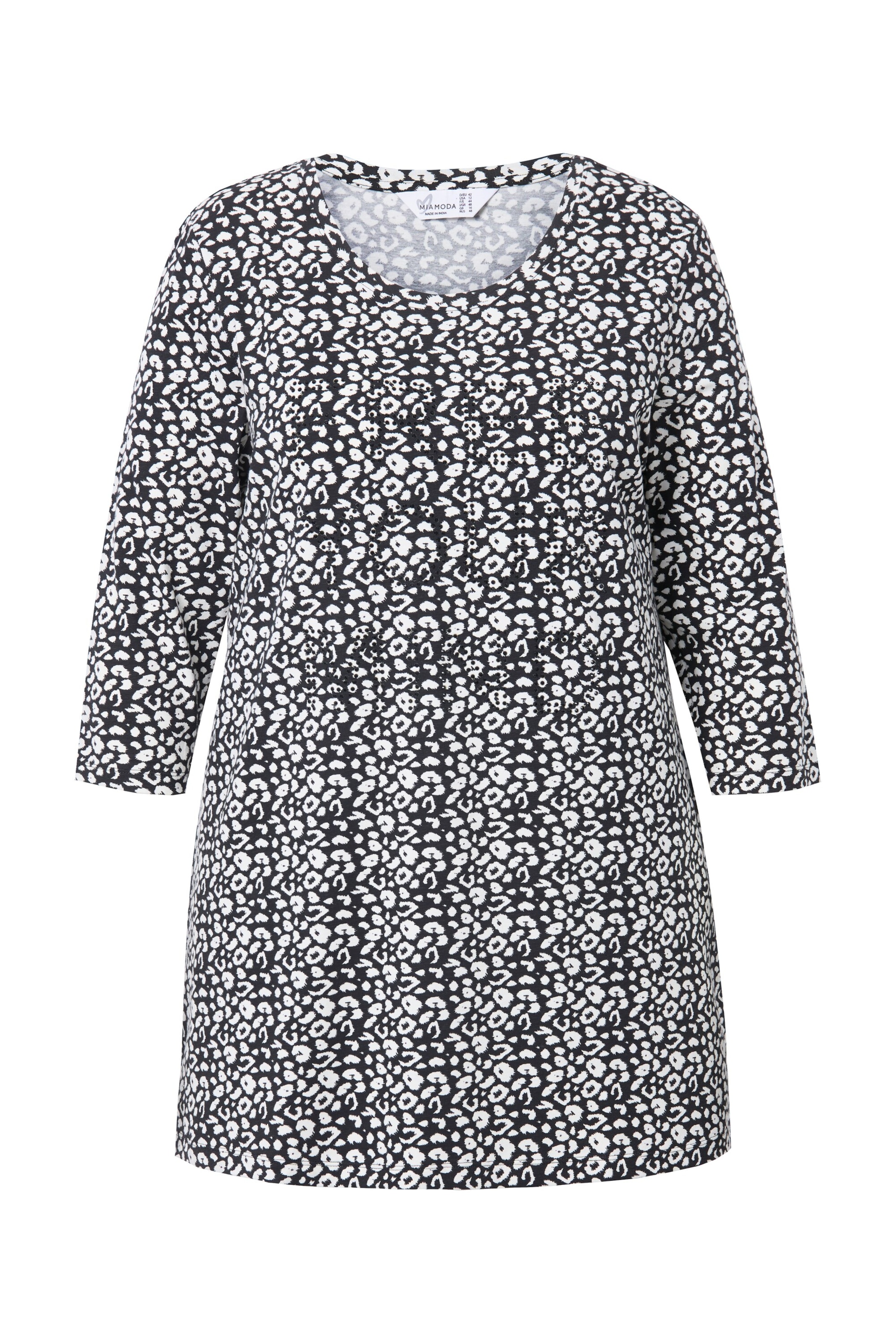 MIAMODA Shirt in Zwart: voorkant