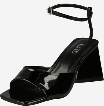 Raid Sandal 'PERLA' in Black: front