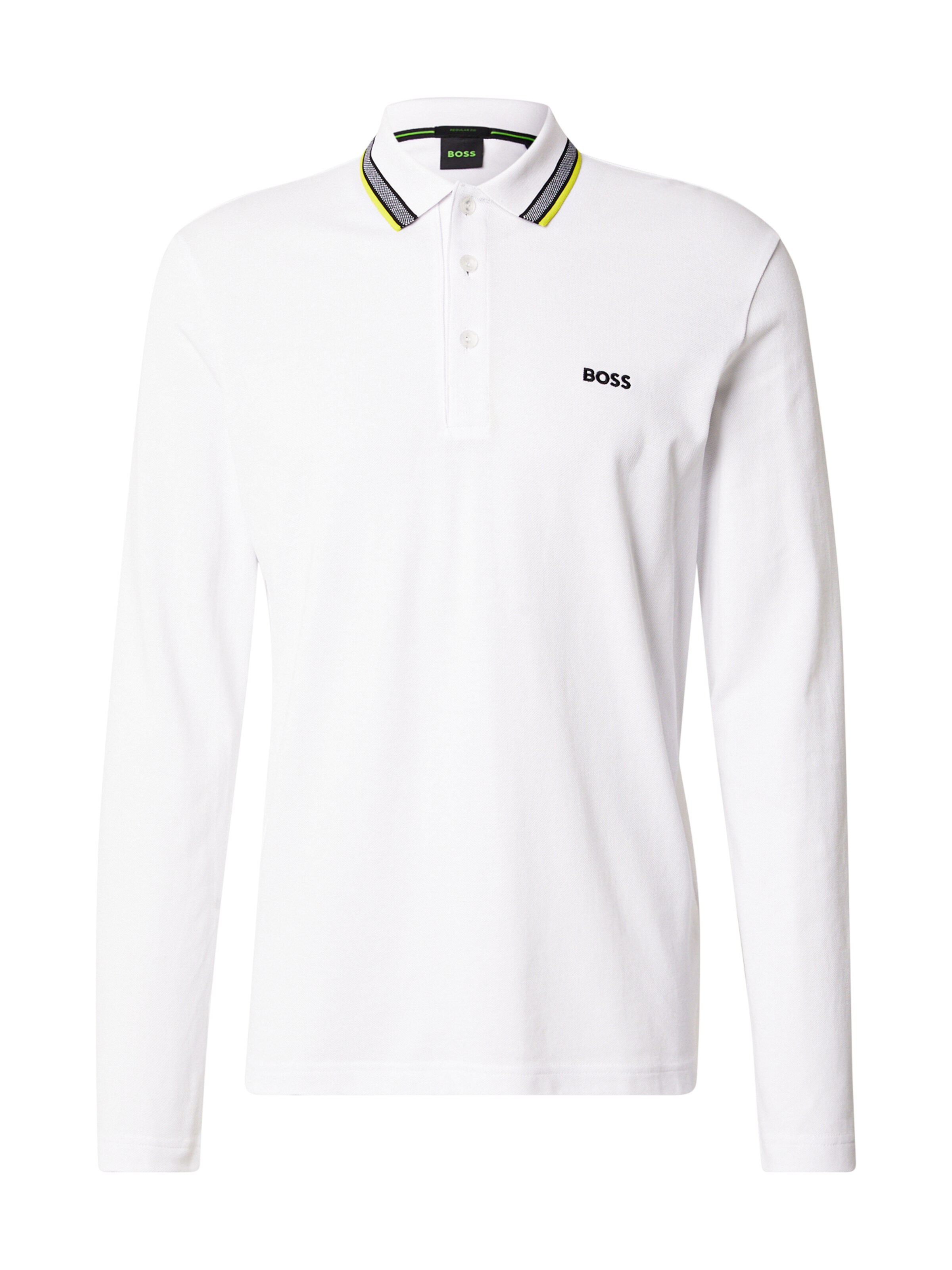 T-Shirt 'Plisy' BOSS en blanc : devant