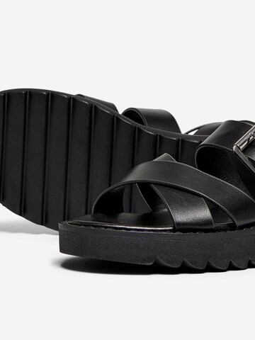 ONLY Sandalen met riem 'Malu' in Zwart