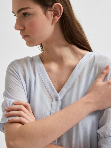 SELECTED FEMME Košilové šaty 'Abigail' – modrá