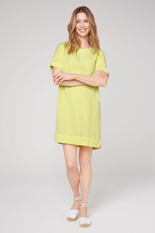 Soccx Unifarbenes Kleid im Cosy Style in Gelb