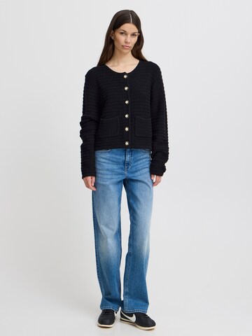 ICHI Knit cardigan 'IH BECCAS' in Black