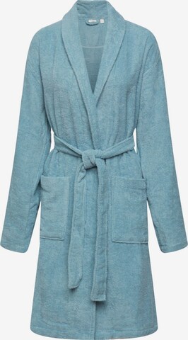 ESPRIT Short Bathrobe in Blue: front