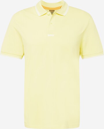 BOSS Orange T-shirt 'Chup' i gul: framsida