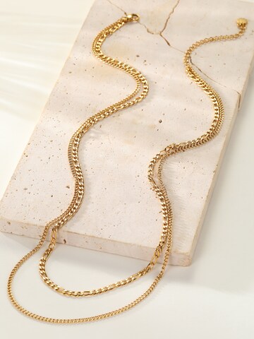 Hey Happiness - Cadena 'Bold Layers' en oro