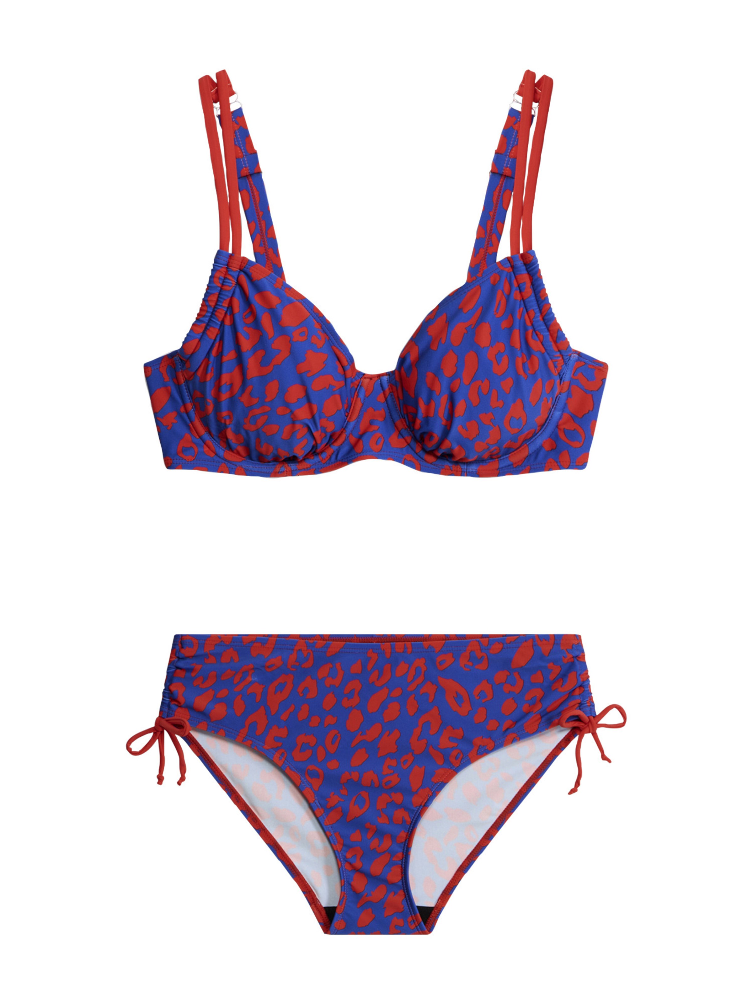bonprix Bikini in Blauw: voorkant