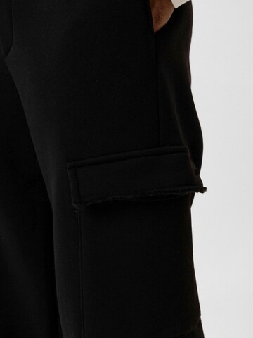 Loosefit Pantalon cargo 'Artur' Dandalo en noir