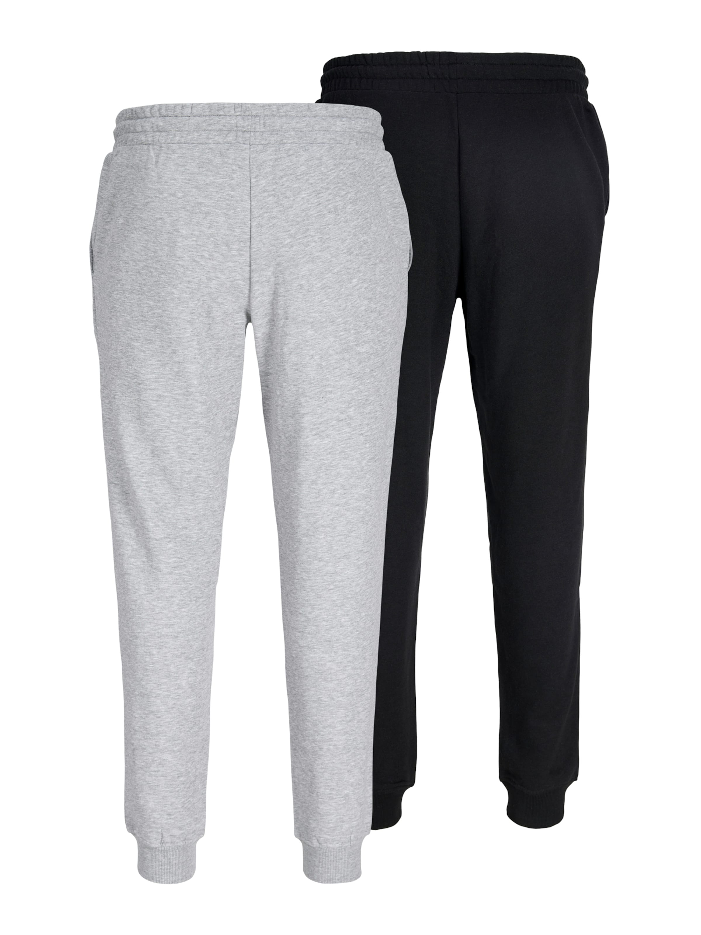 JACK & JONES Tapered Sports trousers 'JJJpstgordon Yuki' in Grey