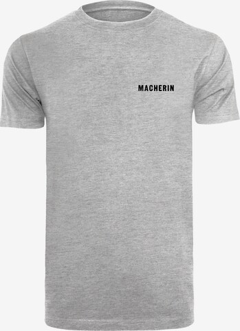 T-Shirt 'Macherin' F4NT4STIC en gris : devant