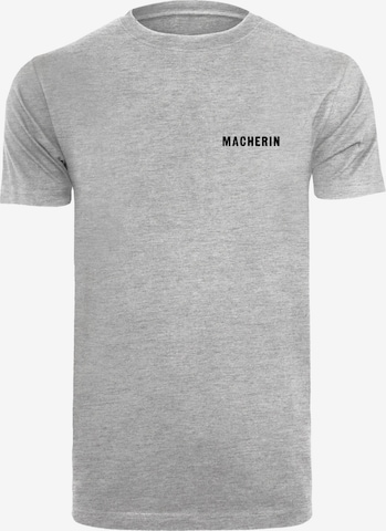 F4NT4STIC Shirt 'Macherin' in Grijs: voorkant
