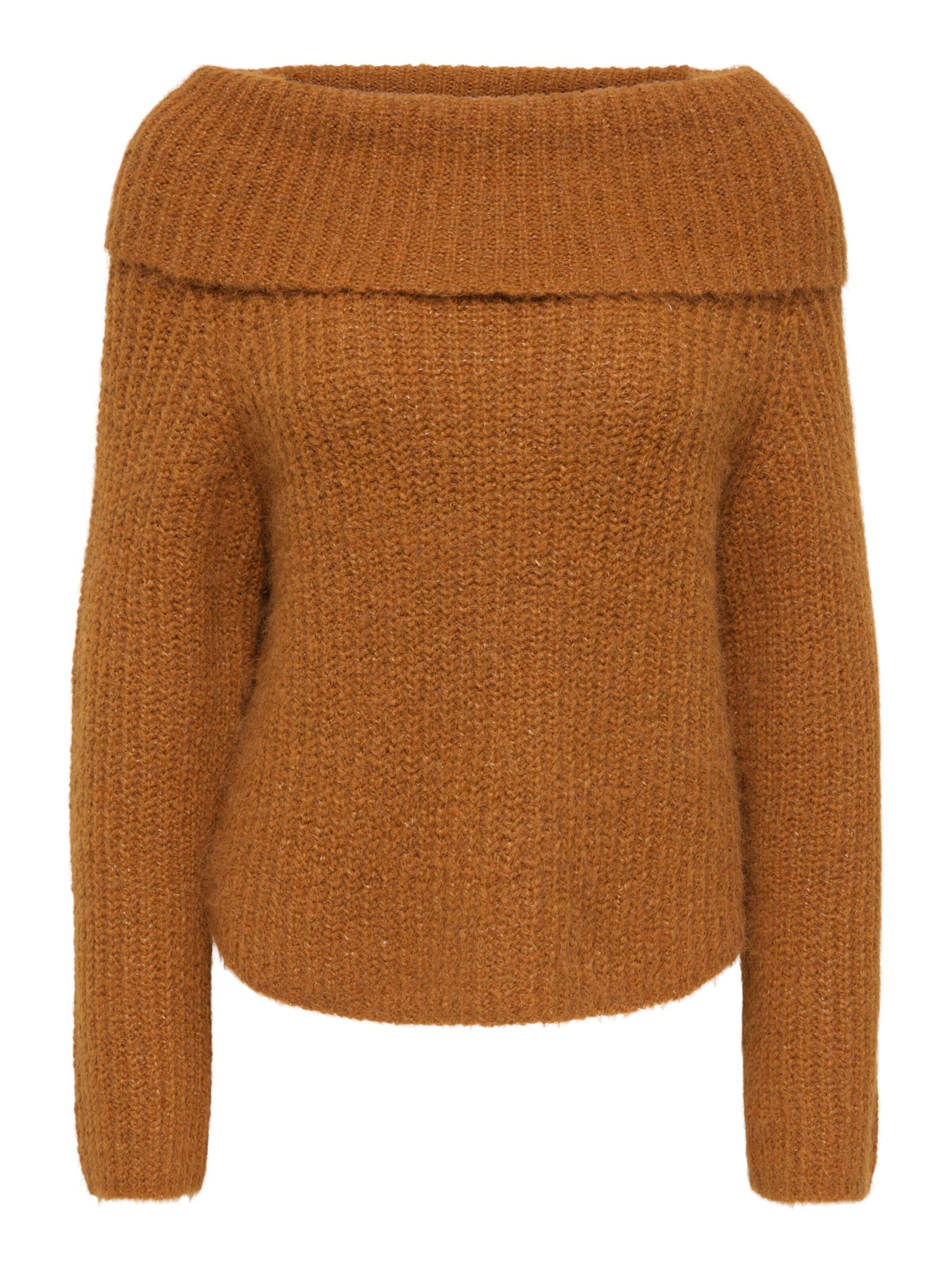ONLY Sweater 'MAGGIE' in Brown: front