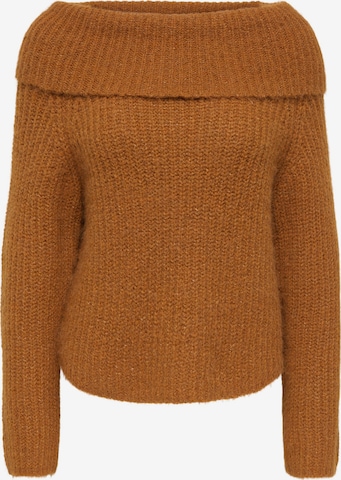 ONLY Sweater 'MAGGIE' in Brown: front