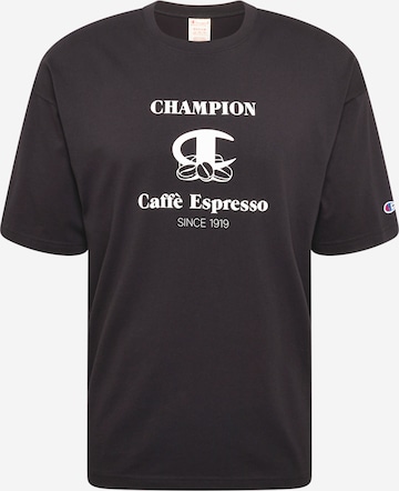 Champion Reverse Weave Tričko – černá: přední strana