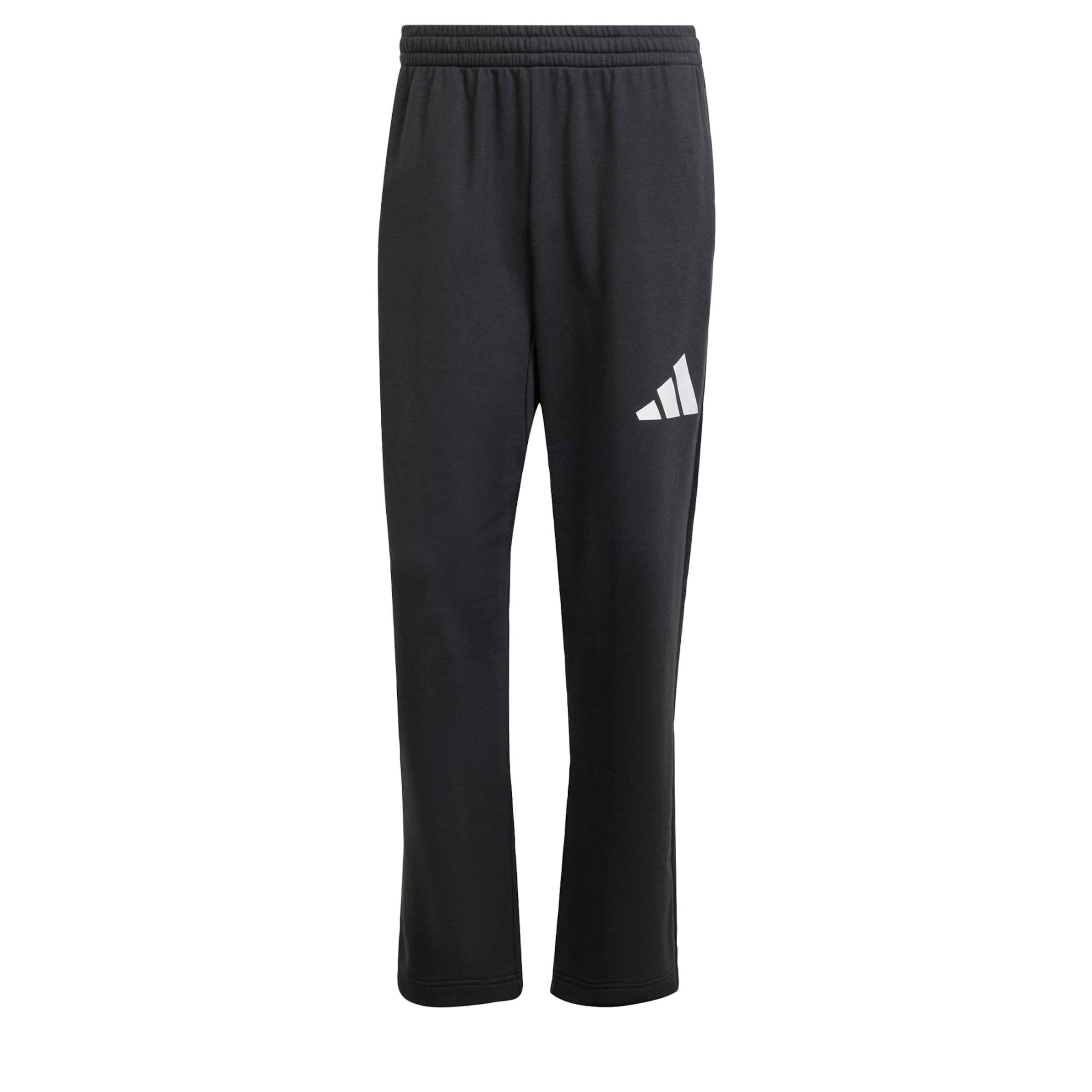 ADIDAS SPORTSWEARLoosefit Sportske hlače 'Essential' - crna boja: prednji dio