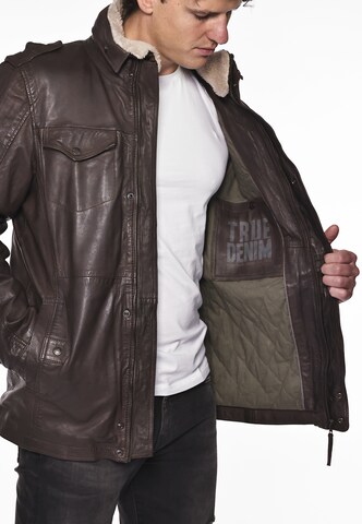 MUSTANG Lederjacke 'Reineke' in Braun