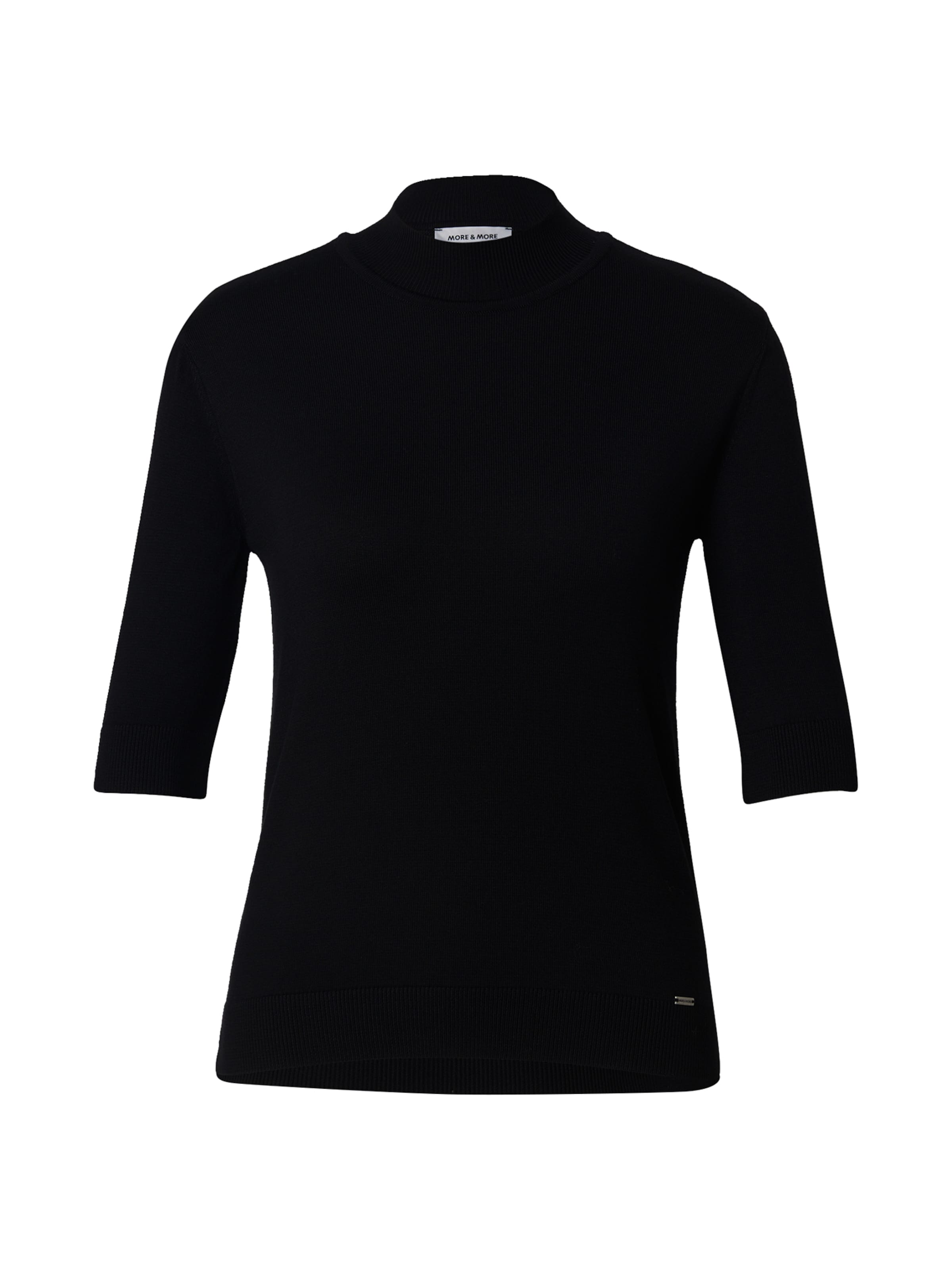 MORE & MORE Pulóver - fekete: elől