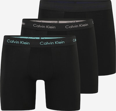 Calvin Klein Underwear Шорты Боксеры в Бежевый / Бирюзовый / Черный, Обзор товара
