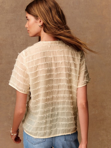 Next Blus i beige