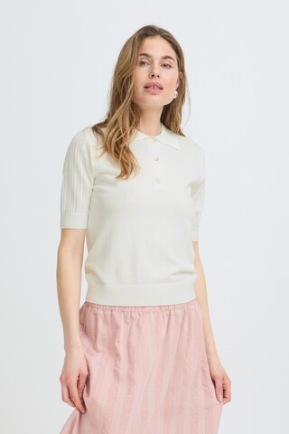 Pull-over 'SARA ' Pulz en blanc : devant