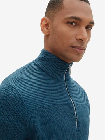 TOM TAILOR Sweater in Blue