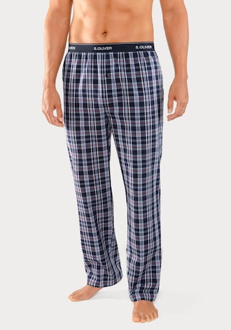 s.Oliver Pajama Pants in Blue: front