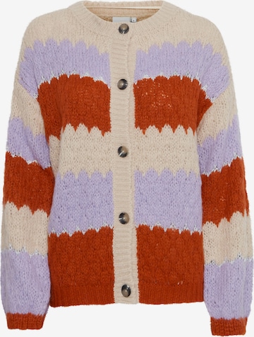 ICHI Cardigan 'Osansa' i beige: forside